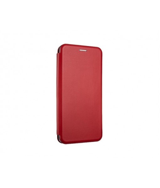 Husa Tip Carte Flip Cu Magnet, Samsung Galaxy S21FE, Rosu
